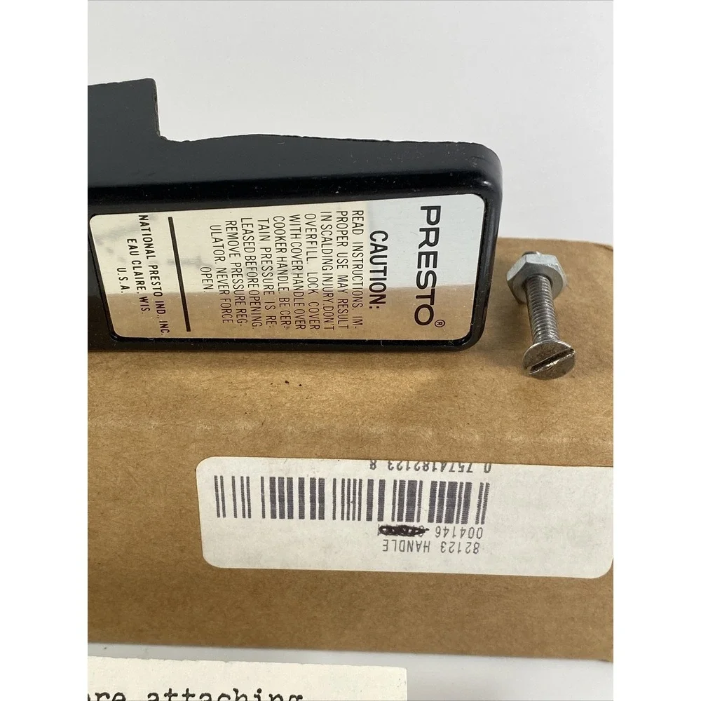 Presto Cooker Black Cover Replacement Part Handle